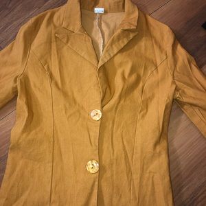 🌸 Mustard Yellow Blazer